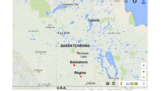 Smoke from fires in the Northwest Territories, Alberta, and Saskatchewan has blanketed almost the entire central prairie province from Uranium City to Oxbow