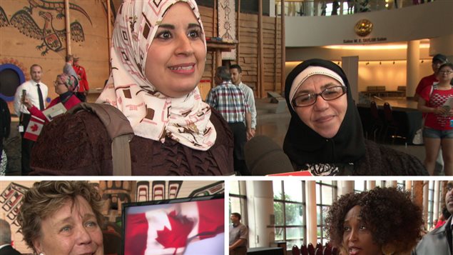 De nouveaux Canadiens à la Cérémonie de citoyenneté