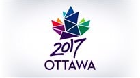 Le logo des festivités du 150e anniversaire du Canada à Ottawa en 2017