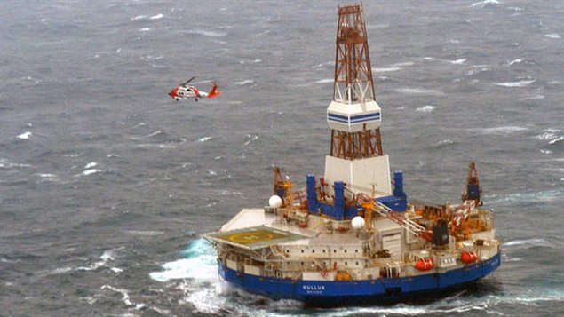 On 31 December 2012, Kulluk drifted aground on Sitkalidak Island, Alaska after the towing line to the icebreaking anchor-handling tug Aiviq parted in heavy weather. While the rig was recovered, the repairs were not deemed feasible and Shell decided to scrap the unit in 2014