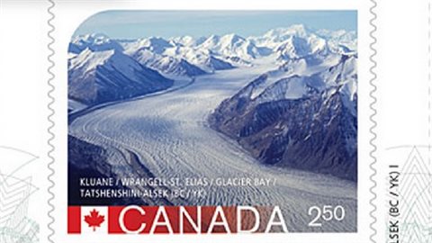 The Kluane Park stamp in the 
