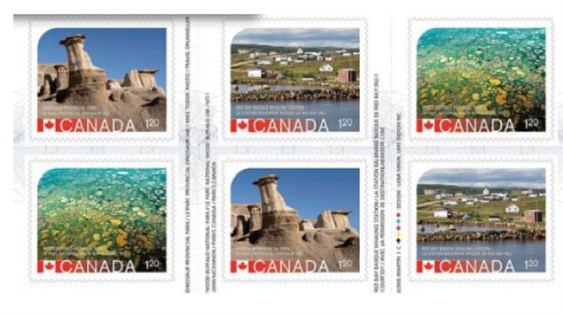 Three stamps in the new UNESCO World Heritage Sties series in the $1.20 rate for letters to the US, have been removed from the Canada Post site, and are currently no longer for sale
