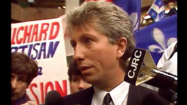 Gilles Duceppe en 1990