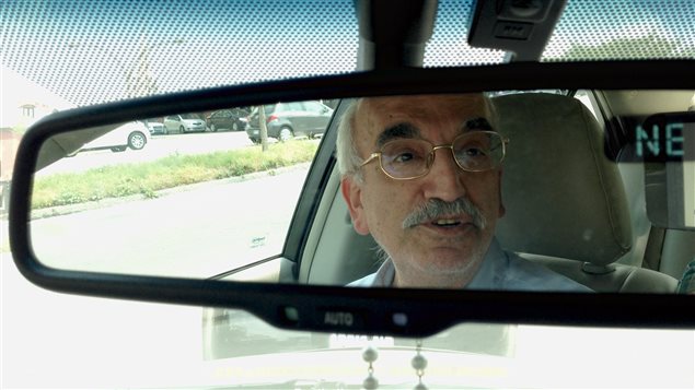 Un chauffeur de taxi de Montréal, Milad Semaan.