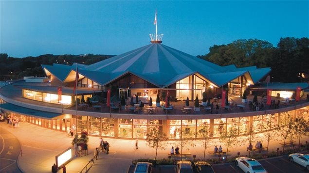 The Festival Theater in Stratford, Ontario, is the main venue for the town's annual Stratford Shakespeare Festival. The town lies on the Avon River — just like Shakespeare's British birthplace