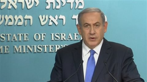 Le premier ministre israélien, Benyamin Nétanyahou. Le Canada, allié indéfectible d’Israël, soutient que l’Iran demeure malgré l'annonce de la conclusion d'une entente sur le nucléaire « l’une des plus importantes menaces à la paix et à la sécurité internationale ».