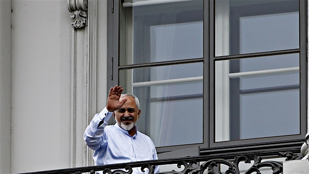 El ministro iraní de Relaciones Exteriores, Mohammad Javad Zarif, en las negociaciones de Viena.