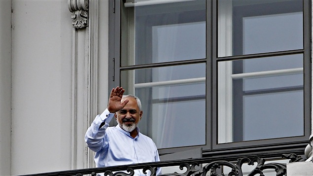 El ministro iraní de Relaciones Exteriores, Mohammad Javad Zarif, en las negociaciones de Viena.