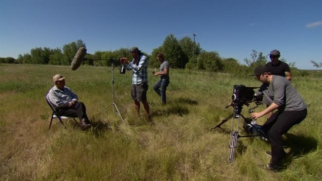 The documentary crew was in Alberta recently to interview people for the film, including Checker's brother, Frank. The filmmakers hope the short documentary will raise awareness and recognition of the important role of Canadian aboriginals in this top secret role