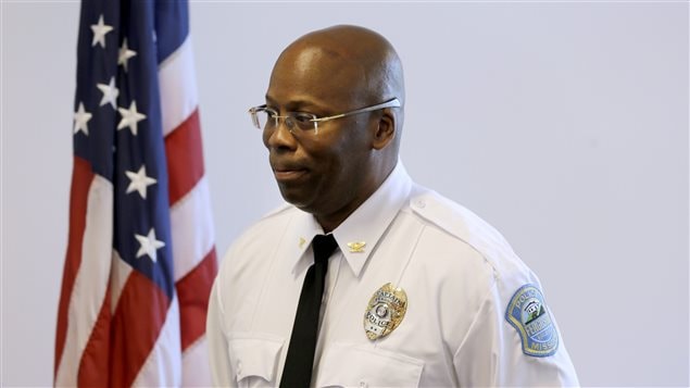 Andre Anderson, nuevo jefe de la policía de Ferguson, Missouri, Estados Unidos. 
