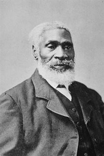 Josiah Henson of Dresden Ontario shown in 1877. His 1849 autobiography was the inspiration for Harriet Beecher Stowe's novel, 