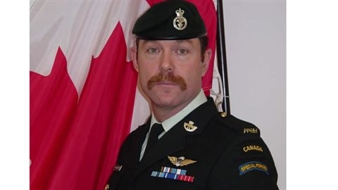 Official photo of Canadian Maj. Paeta Hess-von Kruedener of the Princess Patricia's Canadian Light Infantry, and UNIFIL