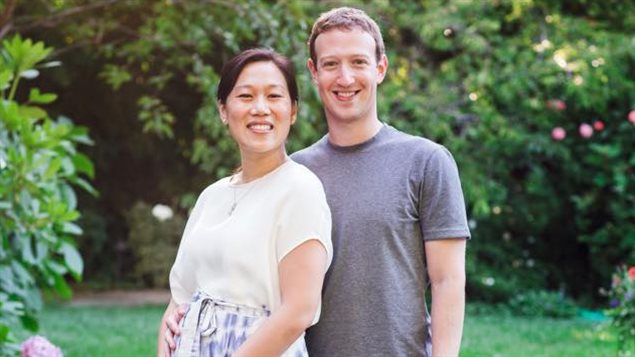 Priscilla Chan et Mark Zuckerberg, le fondateur de Facebook