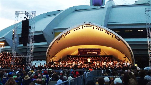 L'OSM en concert sur l'Esplanade du Stade olympique