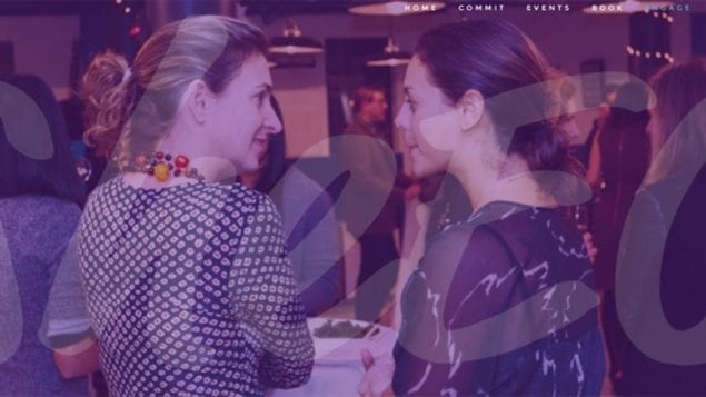 An image from the SheEO website. It’s Radical Generosity campaign seeks to get women to support other women in business.