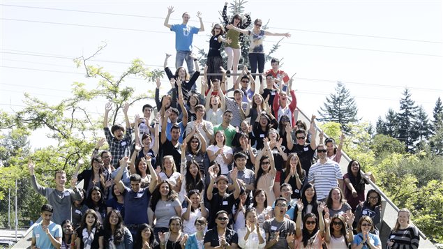 International students at Capilano University in Vancouver, British Columbia