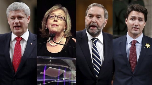 Primer debate de la campaña electoral 2015.