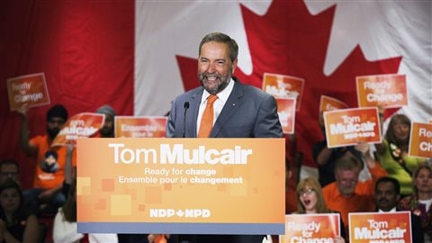 « Seul le NPD a l’expérience requise pour battre et remplacer Stephen Harper et réparer les dommages qu’il a causés », a soutenu Thomas Mulcair devant une centaine de partisans, vendredi dernier à Toronto au lendemain du premier débat télévisé des chefs de partis.