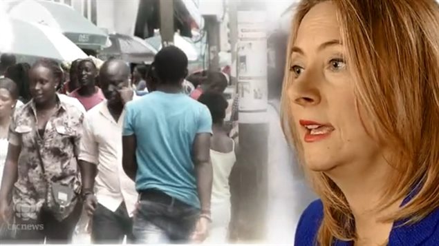 CBC记者Adrienne Arsenault伊博拉报道或国际艾美奖提名。