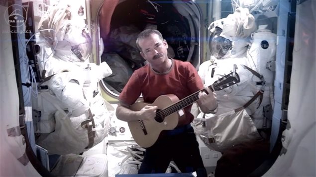 Canadian astronaut Chris Hadfield recorded his first music video from space on May 12, 2013. He will release an album of 11 songs in October.