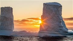 Une photo d'un iceberg prise lors d'une expédition de la fondation Students on Ice. Une photo d'un iceberg prise lors d'une expédition de la fondation Students on Ice.