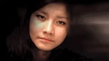 Rinelle Harper has a meeting next week with administrators at St. Francis University about a possible scholarship. She is looking directly at the camera with sad eyes.
