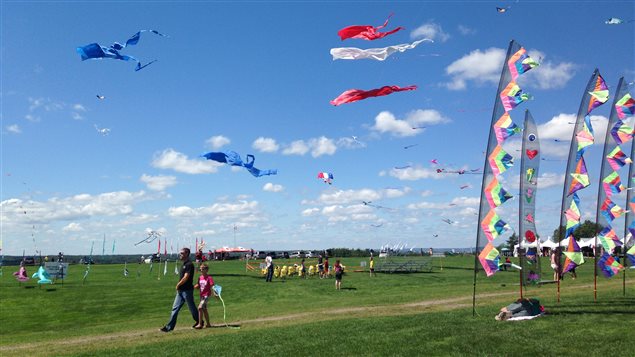 Le festival international du cerf-volant de Dieppe, au Nouveau-Brunswick.