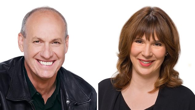 Alain Gravel, animateur de Gravel le matin, et Annie Desrochers, animatrice du 15-18 Alain Gravel, animateur de Gravel le matin, et Annie Desrochers, animatrice du 15-18