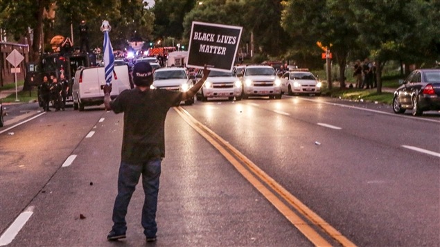 Manifestación en St. Louis.
