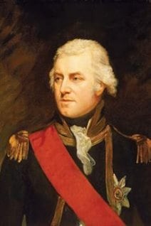 British Admrial Alexander Cochrane gave order to lay waste to Wahington for the American burning of York (Toronto). A sudden violent rainstorm saved the city but led to the US President's residence being rebuilt and painted white, thus becoming the 