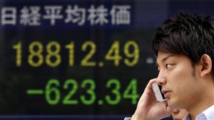 香港、台湾、东京和欧洲主要股市星期一哀鸿遍野