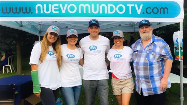 El equipo de dirigentes de Nuevo Mundo Televisión, en este 2015, cuando el canal cumple 8 años de funcionamiento.  