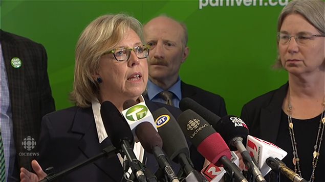 Green Party Leader Elizabeth May says in a wealthy country like Canada, no one should be without adequate housing.
