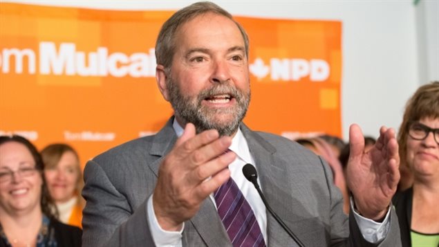 NDP leader Tom Mulcair said ‘an underlying attitude of racism’ prevented an inquiry into murdered and missing aboriginal women.