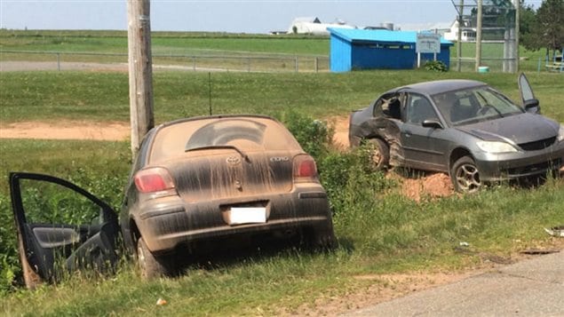 A crash, credited to cell-phone use, just after PEI introduced heavier fines in that province. Ontario has introduced new fines for this and other infractions