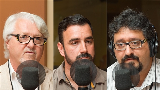 Louis-René Dessureault, Patrick MacFarlane et Ghassan El Baalbaki Louis-René Dessureault, Patrick MacFarlane et Ghassan El Baalbaki