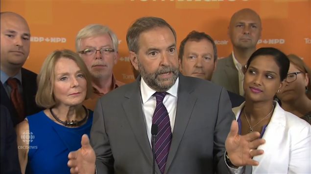 NDP Leader Tom Mulcair promises to boost benefits for seniors if his party forms the next Canadian government.
