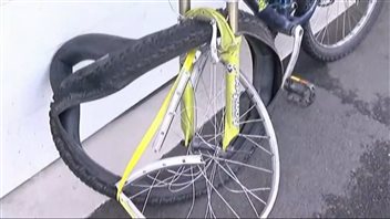 Lada Cumpelik lost control of his bike as a truck turned in front of him.