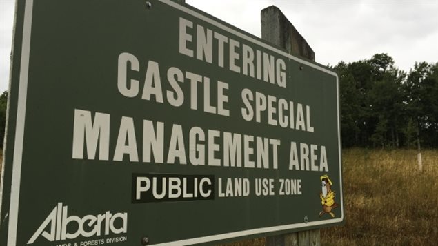 A sign marks the entrance to the Castle, an area that has long been a battleground between development, recreation and protection. 