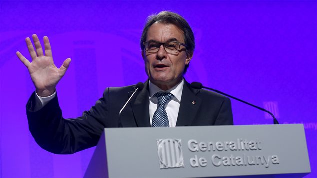 Arthur Mas, président sortant de la Catalogne