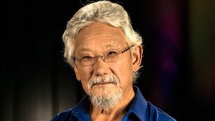 Scientist David Suzuki urges voters to question candidates and find out about party positions on climate change before casting their ballots.