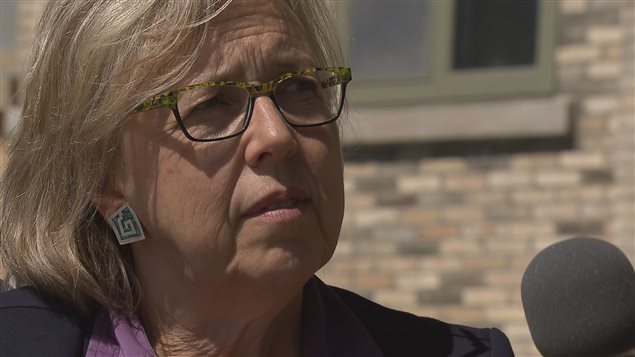 Elizabeth May, jefe del Partido Verde de Canadá
