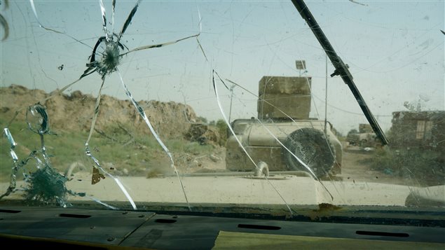 آليّات عسكريّة اصابتها هجمات مقاتلي تنظيم 