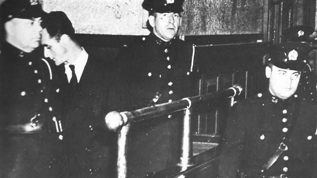 Albert Guay, hearing the death sentence 1950