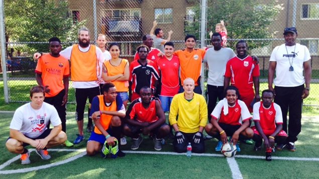 Les Loups de Montréal, l'équipe formée par Soccer de rue Montréal