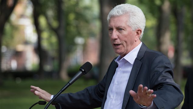 Gilles Duceppe, jefe del Partido Bloque Quebequense.