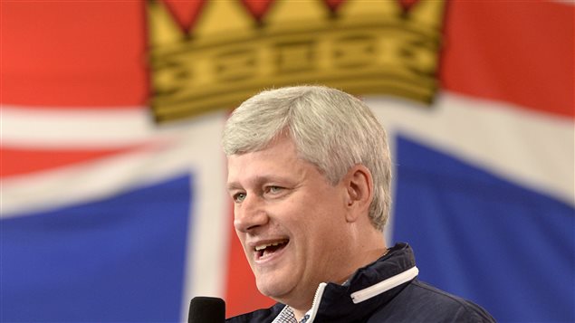 Stephen Harper, jefe del partido conservador y actual primer ministro de Canadá. 