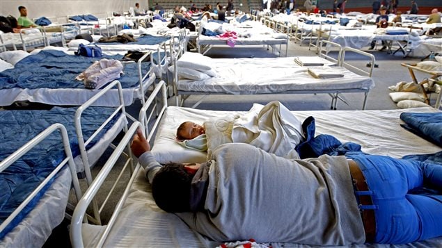 Refugios temporales como éstos fueron instalados en Alemania para recibir a los migrantes 