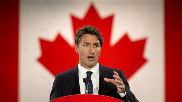 Justin Trudeau en Halifax, Nueva Escocia el 20 de septiembre 2015.