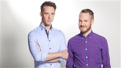 Les humoristes Jocelyn Lebeau et Martin Proulx Les humoristes Jocelyn Lebeau et Martin Proulx